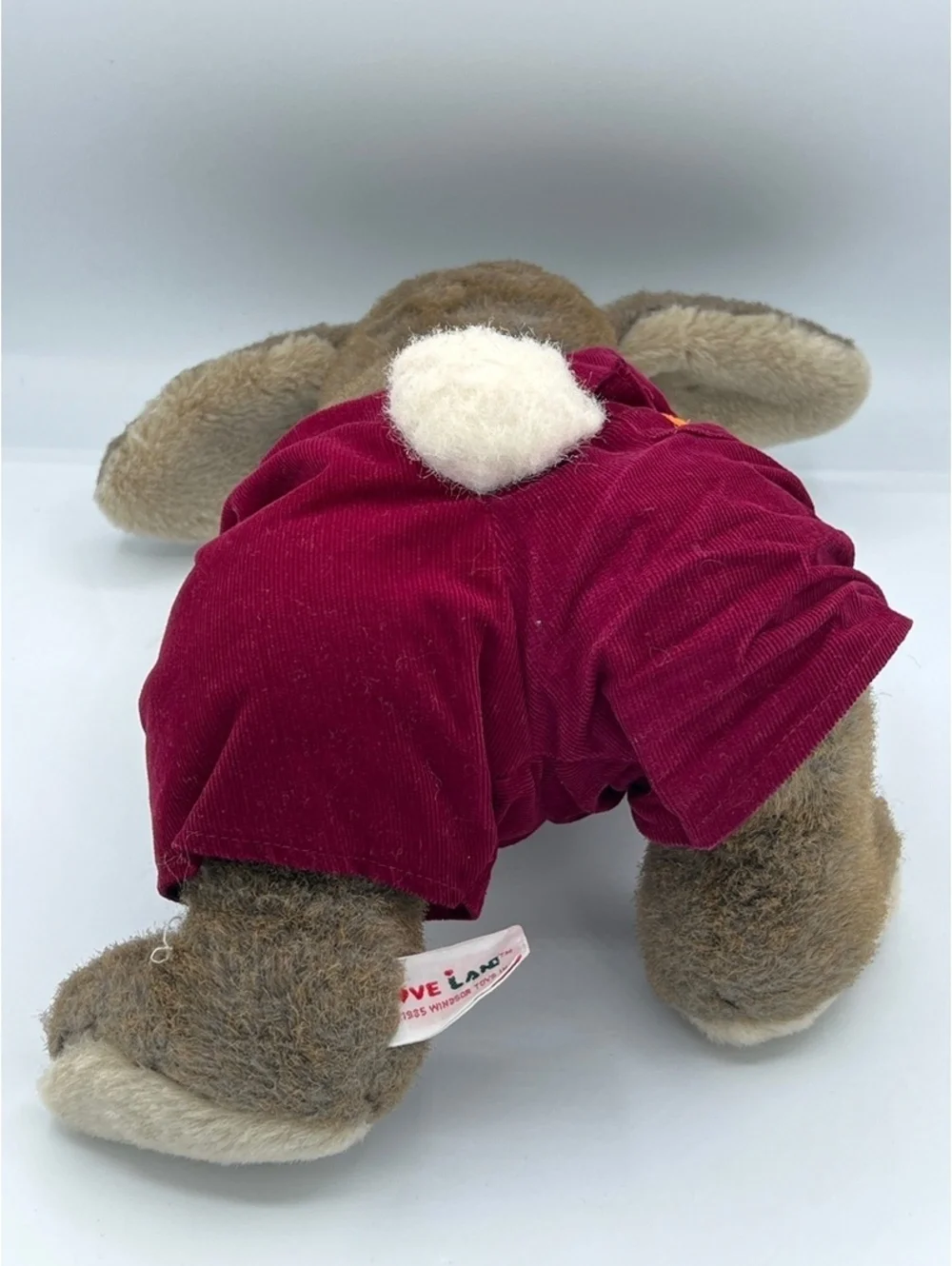 Vintage 1985 Love Land Plushie Bunny By Windsor Toys Inc.